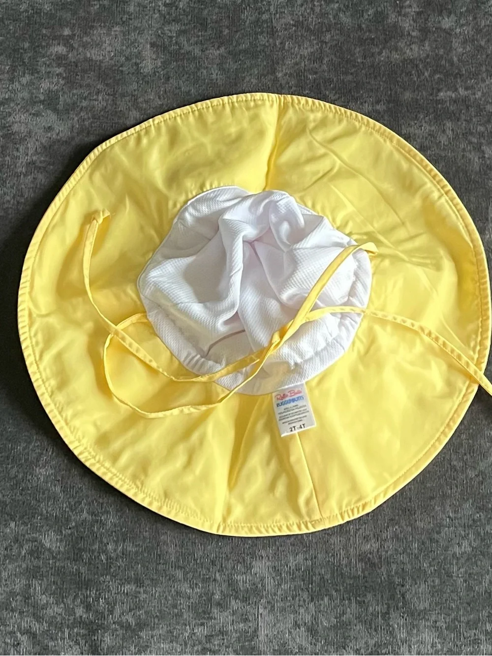 Rufflebutts Lemon Sun Protective Hat Size 2T-4T